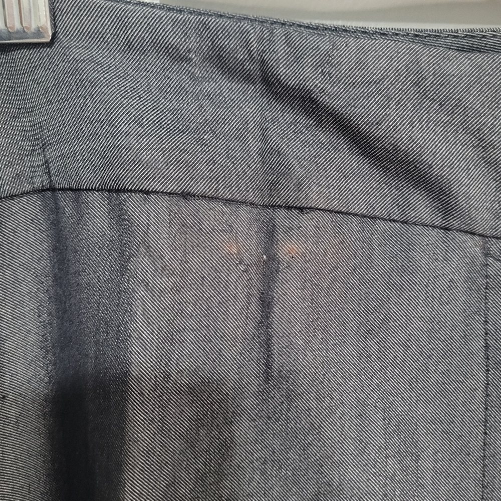 Ashley Stewart Grey Wide Leg Dress Pants Women's Size 24 Flawed Workwear Office - Picture 8 of 16